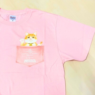 猫城主 さんじゅーろ―Tシャツ(ピンク) M サイズ