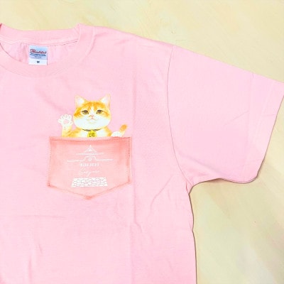 猫城主　さんじゅーろ―Tシャツ(ピンク)　XL サイズ