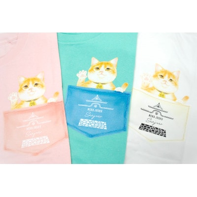 猫城主　さんじゅーろ―Tシャツ(ピンク)　XL サイズ