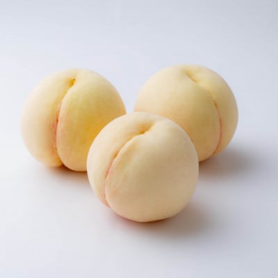 岡山の白桃(晩生種)　大玉3玉(約900g)