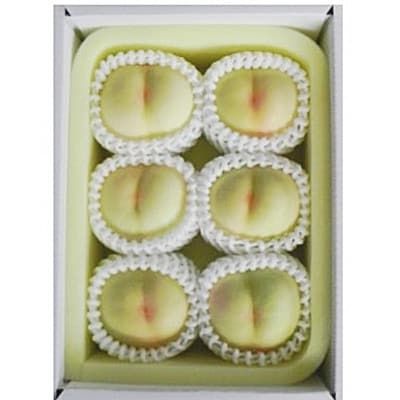 【2026年発送】岡山県産 岡山清水白桃 6玉(1玉300g以上)化粧箱入り