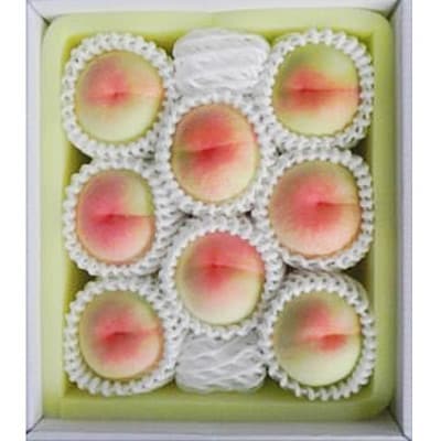 【2026年発送】岡山県産 岡山白桃 8玉 (1玉200g以上)化粧箱入り