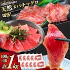 天然 メバチマグロ 切落し 100g×10袋 計1kg 気仙沼水揚げ 20564427 ◎