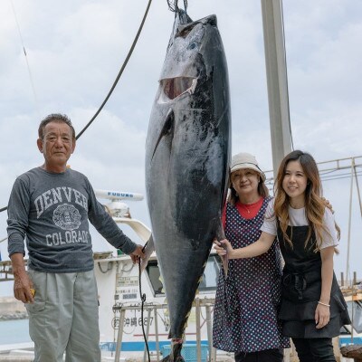 伊平屋島近海のマグロ3kg(マイナス60℃急速冷凍)