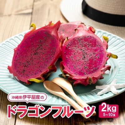 【2024年7月～10月頃発送】伊平屋産のドラゴンフルーツ2kg