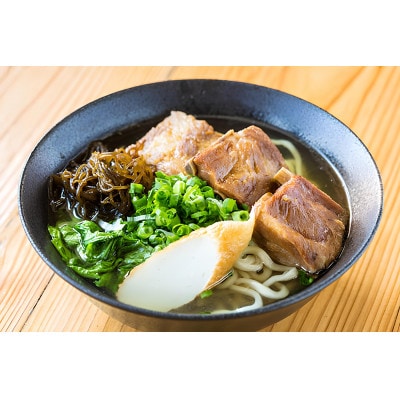 地元民から人気の名店 幸ちゃんそば もずく生麺 ソーキそば 4食セット