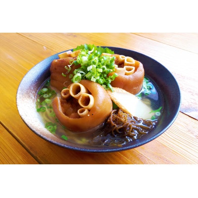 地元民から人気の名店 幸ちゃんそば もずく生麺 てびちそば 6食セット