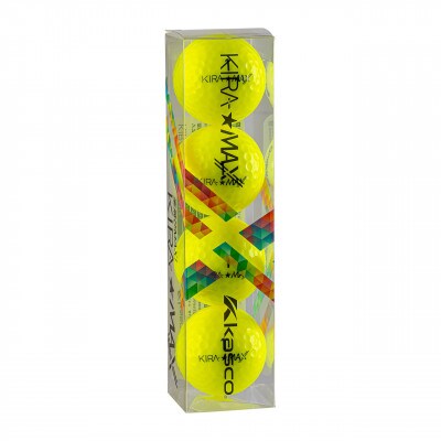 ゴルフボール　KIRA★MAX　イエロー　1ダース