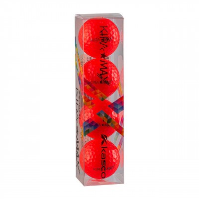 ゴルフボール　KIRA★MAX　レッド　1ダース