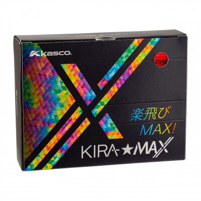 ゴルフボール　KIRA★MAX　レッド　1ダース