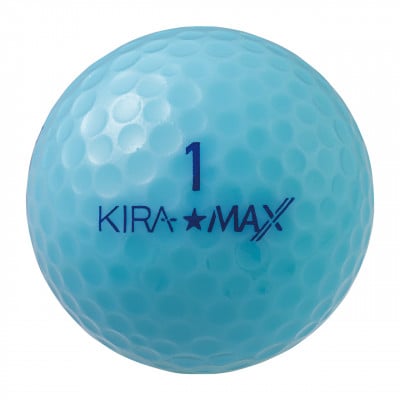 ゴルフボール　KIRA★MAX　アクア　1ダース
