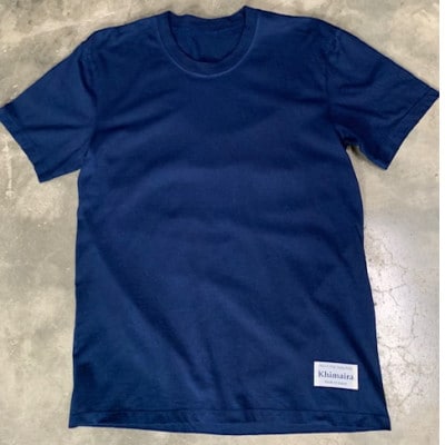 khimairaオリジナル本藍染TシャツLサイズ