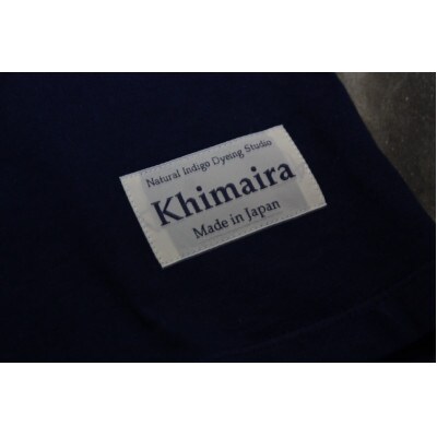 khimairaオリジナル本藍染TシャツLサイズ