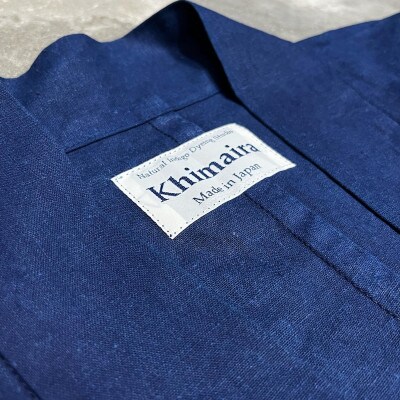 本藍染Khimaira作務衣　Lサイズ　上下1セット