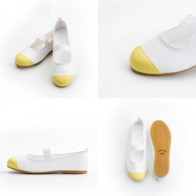 おしゃれな上履き シューズ 室内履き 上靴(イエロー/29.5cm)