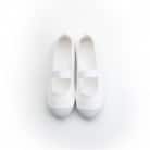 おしゃれな上履き シューズ 室内履き 上靴(アイスグレー/15.5cm)