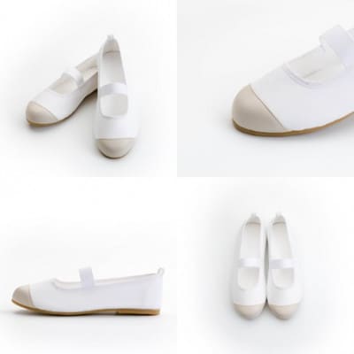 おしゃれな上履き シューズ 室内履き 上靴(ライトベージュ/16.0cm)