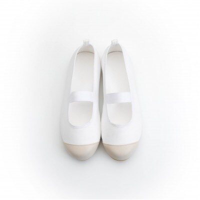 おしゃれな上履き シューズ 室内履き 上靴(ライトベージュ/25.0cm)