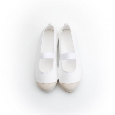 おしゃれな上履き シューズ 室内履き 上靴(ライトベージュ/26.0cm)