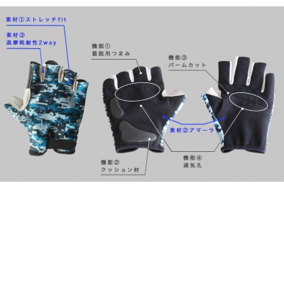 e-Spors Glove (アケコンタイプ)【ORANGE】Lサイズ