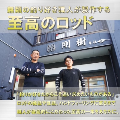 剛樹 釣り竿　 LTバイト (LTB190H) 190cm ウェイト負荷15-80号