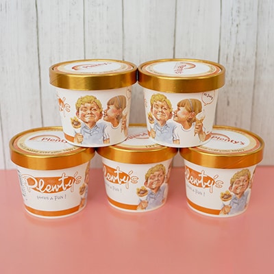 【新登場!】湘南茅ヶ崎の人気店 プレンティーズのアイスクリーム(5個)&ワッフルセット(5個)