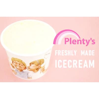 【毎月定期便】湘南茅ヶ崎の人気店 プレンティーズのアイスクリーム(バニラ10個)全3回