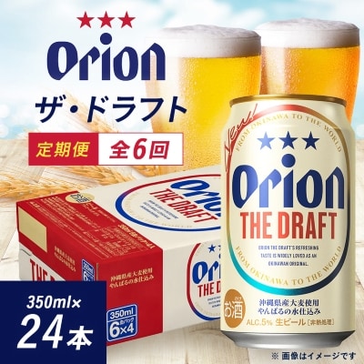 【毎月定期便】オリオンビール ザ・ドラフト(350ml×24缶)全6回