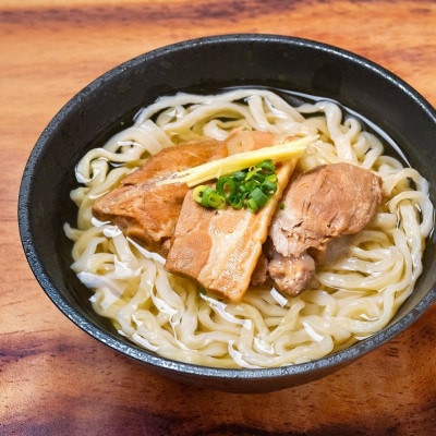 自家製生麺 ちょーでーぐぁの年越しすば 3食セット 太麺タイプ(本ソーキ/軟骨ソーキ/三枚肉付き)