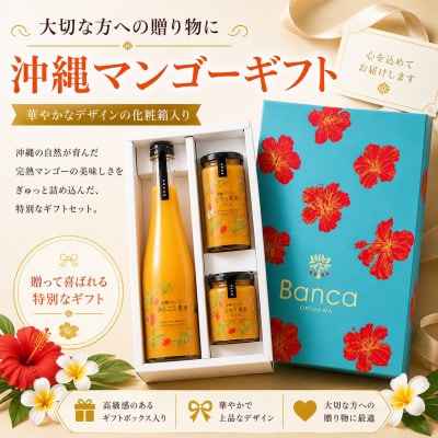 【化粧箱入り】沖縄マンゴー使用!トロピカルギフトセット