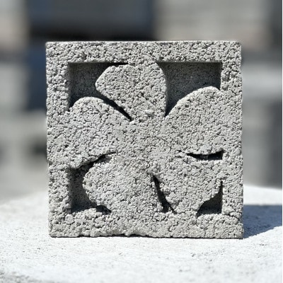 【沖縄伝統工芸】花ブロック ミニ6個セット(約10cm/職人手作り)