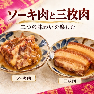 【与那覇食品】沖縄そば 欲張り6人前セット ソーキ肉&三枚肉入り