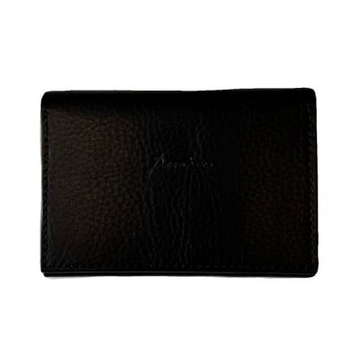 Pata card case 薄型レザーカードケース ブラック