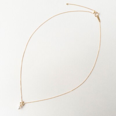 ジュエリーの街【山梨甲府】よりお届けする　アコヤ真珠ダイヤモンドネックレス　N31　K037808H
