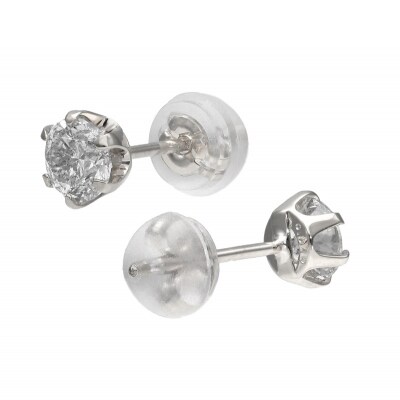 Pt900 ダイヤモンドスタッドピアス(0.6ct) 40-2377