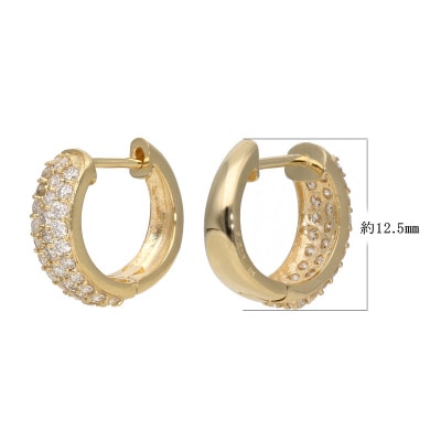 K18イエローゴールド ダイヤモンド0.5ctピアス 43-6265