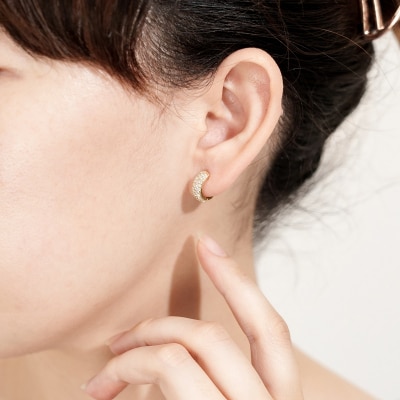 K18イエローゴールド ダイヤモンド0.5ctピアス 43-6265