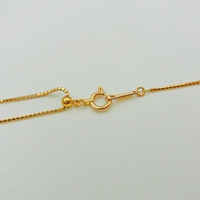 甲府市発 k18イエローゴールド ダイヤモンドペンダント 0.5ct [PP-2990-1YG]