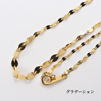 K24 pure gold/ピュアゴールド グラデーション ネックレス　0014203
