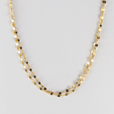 K24 pure gold/ピュアゴールド 2連ネックレス 0014199