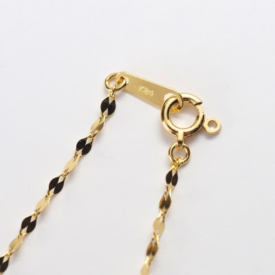 K24 pure gold/ピュアゴールド 2連ネックレス 0014199