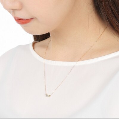K18ダイヤモンドペンダント0.15CT　N411DI-Y