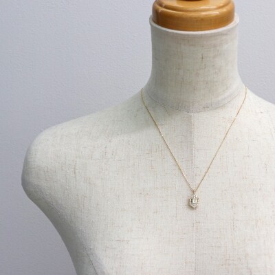 甲府市発 k18 イエローゴールド ダイヤモンド ペンダント 0.7ct [WP-3703YG]