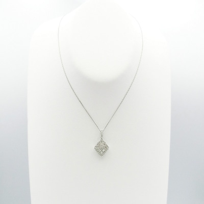 甲府市発 プラチナ ダイヤモンド ペンダント PT900 1.00ct [PP-3034]