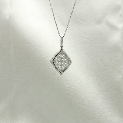 甲府市発 プラチナ ダイヤモンド ペンダント PT900 1.00ct [PP-3034]