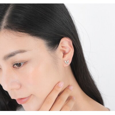 PT蝶々 ダイヤモンド ピアス E297DI-P