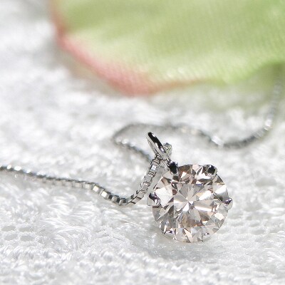 Pt　ダイヤ0.5ct　ペンダント　327148