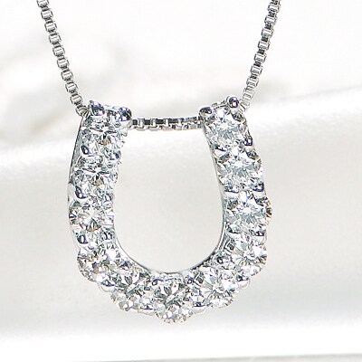 Pt ダイヤ馬蹄0.20ct　PN　325714