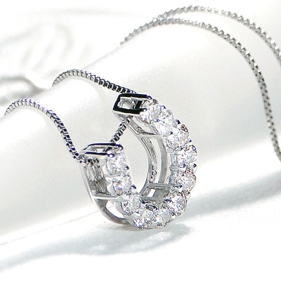 Pt ダイヤ馬蹄0.20ct　PN　325714