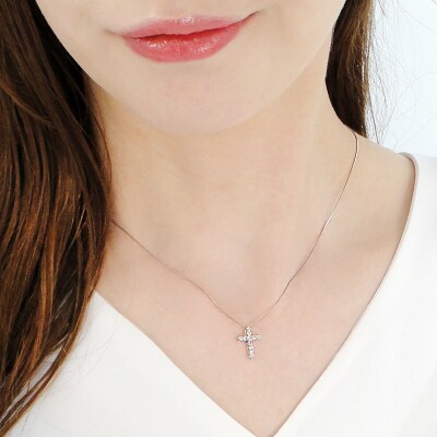 Pt ダイヤクロス(0.20ct)　PN 330630